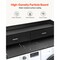 Washer Dryer Countertop with Drawers and Storage Shelf Black P2 Particle Board